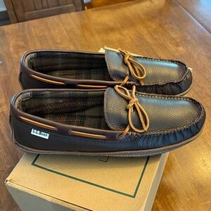 L.L. Bean Men's Dark Brown Leather Loafers
